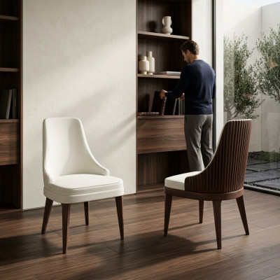 Chaise de salle à manger fauteuil rembourré fauteuil de luxe chaises de salon nouvelles