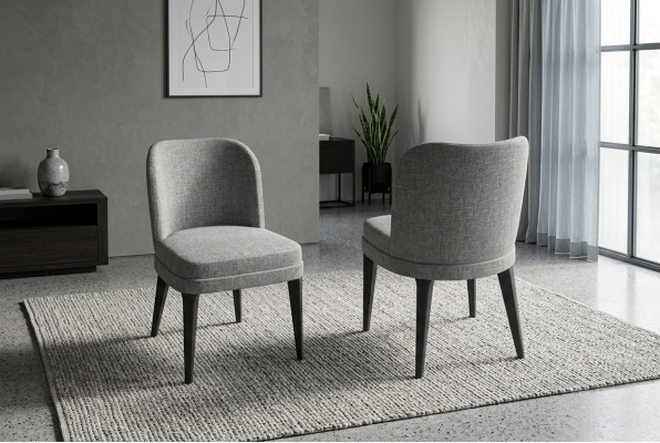 Chaise de salle à manger Chaises modernes de luxe en textile Fauteuil Design mobilier fauteuil inclinable