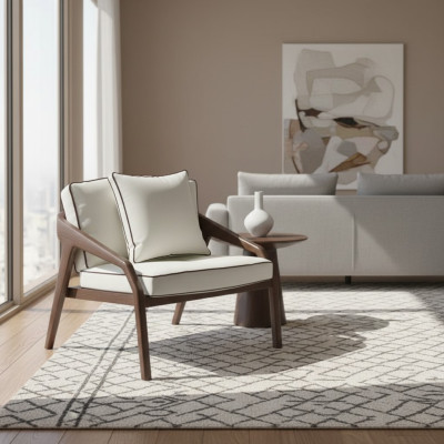 Luxe Siège Relax Simili cuir Salon Rembourrage Fauteuil Design Banquette nouveau