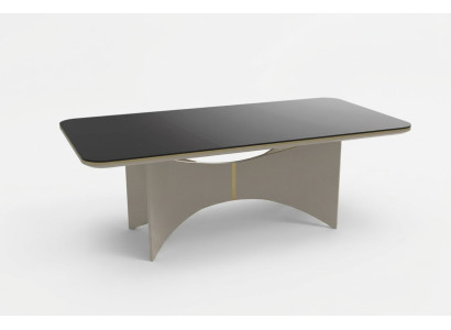 Table de luxe moderne en gris Table de salle à manger Design Salle à manger Nouvelle