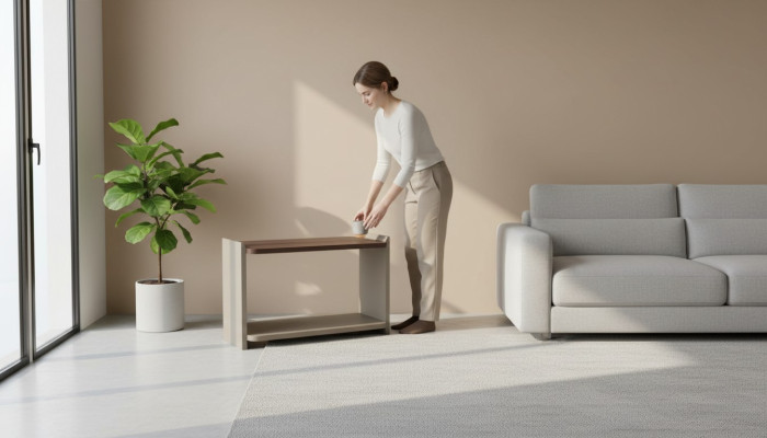 Table d'appoint Élégant Salon Design Moderne Table Tables d'appoint Tables