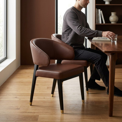 Chaises de salle à manger, ensemble de chaises de salle à manger modernes, chaise rembourrée, mobilier design nouveau