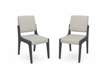 Chaise Grise Salle à Manger Mobilier de Luxe Design Chaises Élégantes en Bois Moderne Nouveau