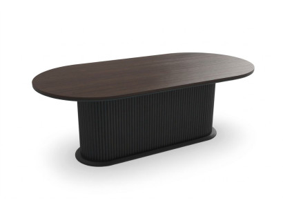 Table de salle à manger ovale en bois Design Tables Tables modernes Mobilier neuf