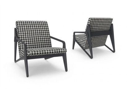 Fauteuil de luxe Chambre Textile Fauteuil Design moderne Rembourrage neuf