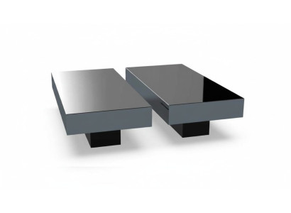 Tables basses Table de luxe Tables en verre Consoles Ensemble de meubles design 2x neuf