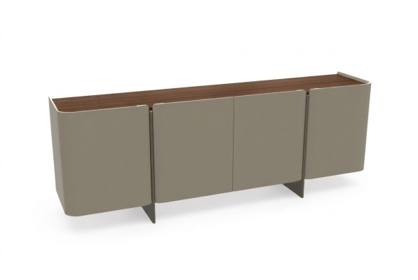 Buffet mobile en bois moderne pour salon de luxe 220cm