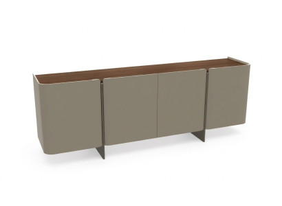 Buffet mobile en bois moderne pour salon de luxe 220cm