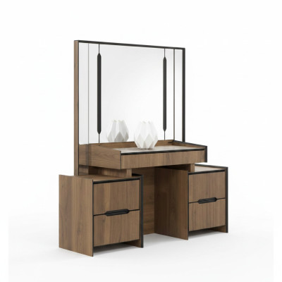 Coiffeuse élégante avec miroir Mobilier de luxe dans la chambre à coucher nouveau