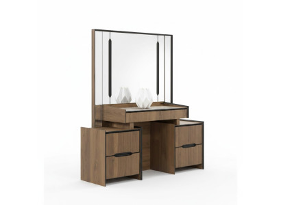 Coiffeuse élégante avec miroir Mobilier de luxe dans la chambre à coucher nouveau