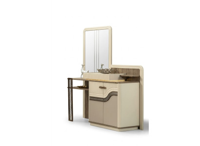 Coiffeuse design avec miroir dans la chambre Commode de mobilier chic