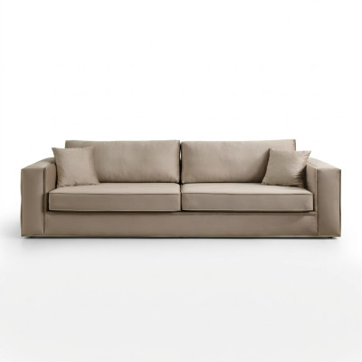 Meubles design Canapé moderne 3 places Salon Luxe beige 235cm Canapés