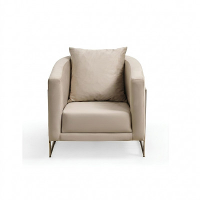 Fauteuil 1 place Rembourrage en tissu de luxe Salon de détente Neuf Salle de séjour