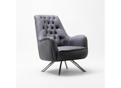 Fauteuil Canapé Design Canapé Canapé Tissu Rembourrage Siège Luxe Gris nouveau