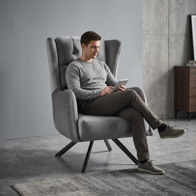 Fauteuil Rembourrage Siège Créateur Textile 1 place Canapés Style Rembourrage