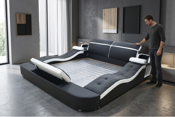Lit multifonction, lits doubles Hotel grand Rembourrage Mobilier de chambre