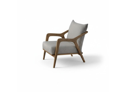 Fauteuil design moderne Mobilier de salon Couleur gris clair Style de luxe