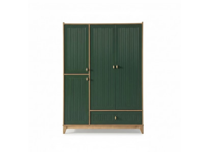Armoire verte de luxe en bois pour enfants pour la chambre nouveauté