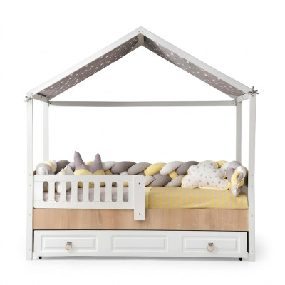 Structure de lit Parfait Lit pour enfants Chambre d'enfants Structure de lit en bois clair