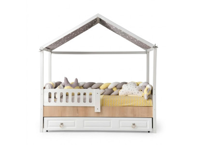 Structure de lit Parfait Lit pour enfants Chambre d'enfants Structure de lit en bois clair