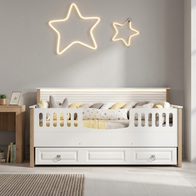 Lit d'enfants parfait Set de meubles pour enfants Blanc Moderne Nouveau suite pour enfants