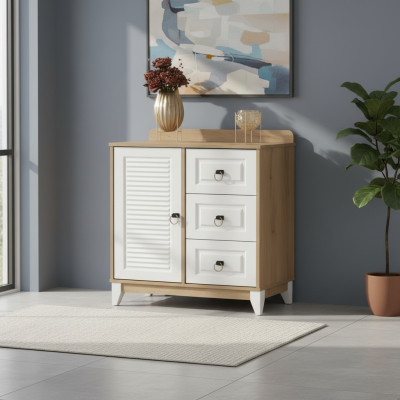 Parfaites enfants commode 94 cm Luxueux Mobilier de chambre d'enfants en bois clair