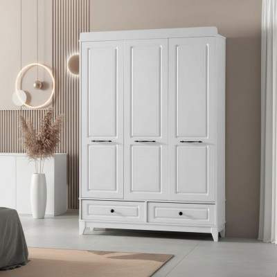 Armoire en bois blanc conçu pour chambre d'enfants Placards à vêtements