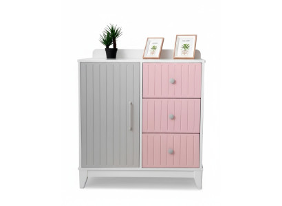 Commode dans la chambre des enfants Moderne Élégante Commode en bois Meuble multicolore