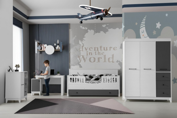 Ensemble élégant pour la chambre d'enfants Multicolore Meubles parfaits pour votre intérieur
