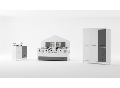 Ensemble moderne pour chambre d'enfants Multicolore Meuble parfait pour votre intérieur