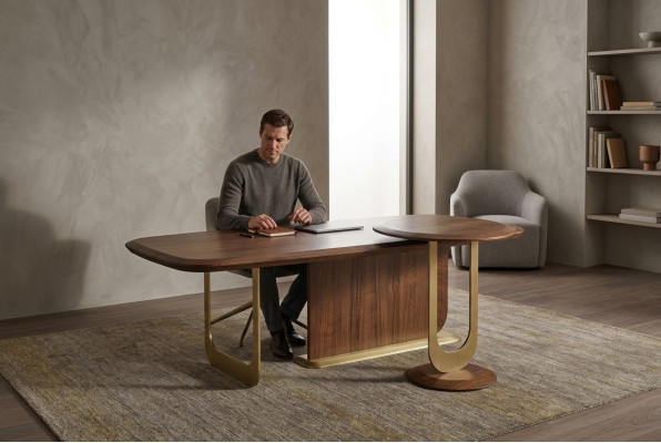 Table basse et table d'appoint pour le salon dans un style moderne.