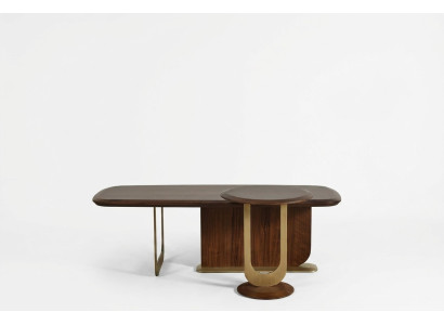 Table basse et table d'appoint pour le salon dans un style moderne.