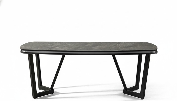 Table à manger Salle à manger Bois Table à manger Style Moderne Noir Design