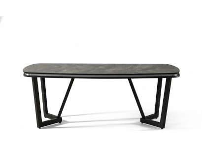 Table à manger Salle à manger Bois Table à manger Style Moderne Noir Design