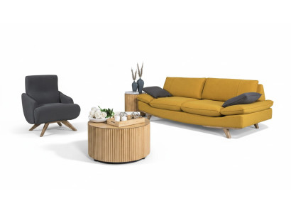 Suite de salon élégante Designer de luxe 3 places Canapé Fauteuil 2 pièces