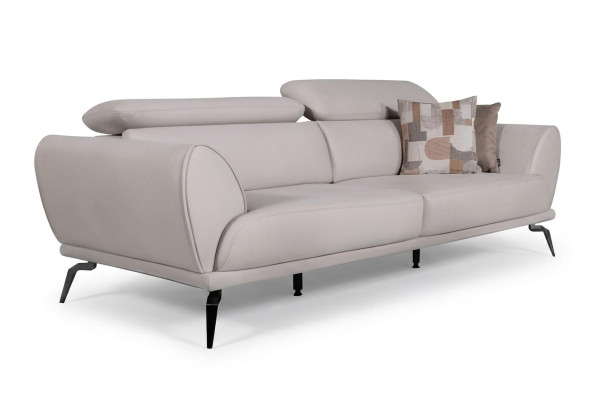Salon blanc 3 places Canapé de luxe designer Canapé moderne Meubles de sièges neufs