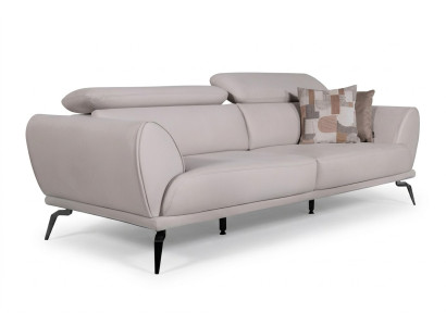Salon blanc 3 places Canapé de luxe designer Canapé moderne Meubles de sièges neufs