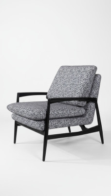 Fauteuil en textile gris Fauteuil de salon Fauteuil moderne à un seul siège neuf