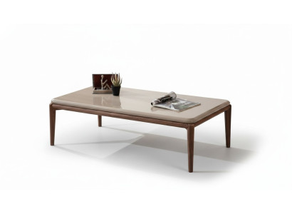 Table basse en bois marron pour salon, meuble design de luxe, tables élégantes