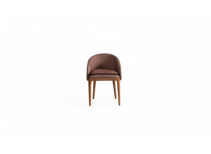 Chaise de salle à manger exclusive en Bruiner, designer, une place, chaises à cadre en bois
