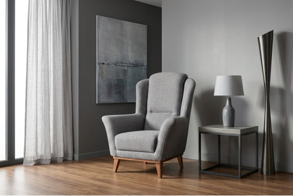 Rembourrage Fauteuil de salon design 1 place en textile