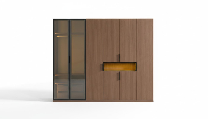 Armoire de haute qualité Mobilier exclusif pour chambre Armoires LED