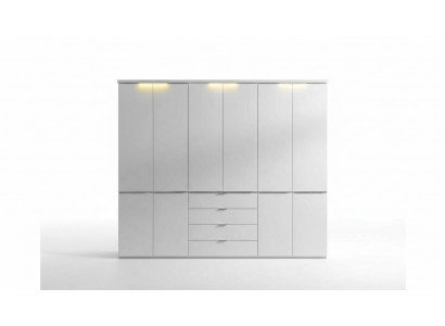 Armoire blanche 4 tiroirs armoires de chambre en bois meuble