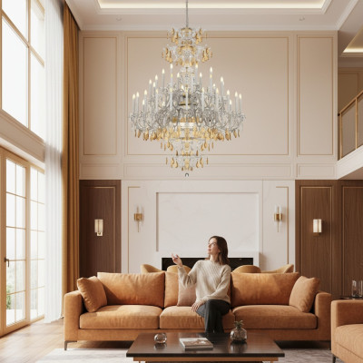 Lustre Lustre Designer luminaire exclusif lumière suspendue style salon
