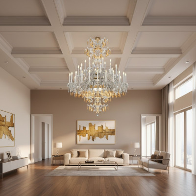Lustre Lustre Designer luminaire exclusif lumière suspendue style salon