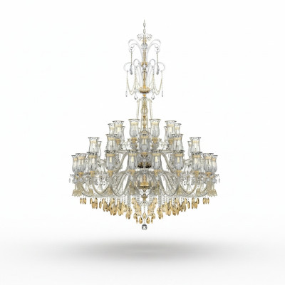 Chic lustre Salon Lustre en cristal Luminaire suspendu design