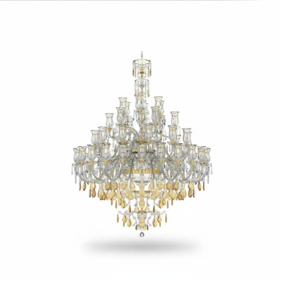 Grand lustre Lustre de luxe Salon Lustre pour plafond Luminaire Lampe