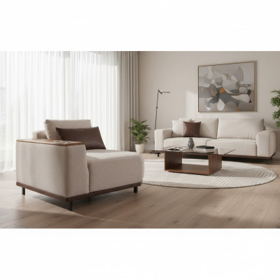 Canapé d'angle de luxe en forme de L avec système audio Rembourrage Salon Canapés