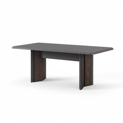Table à manger design Mobilier moderne dans la salle à manger Gris Exclusivité Nouveauté