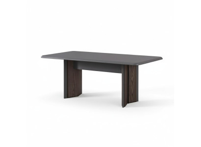 Table à manger design Mobilier moderne dans la salle à manger Gris Exclusivité Nouveauté